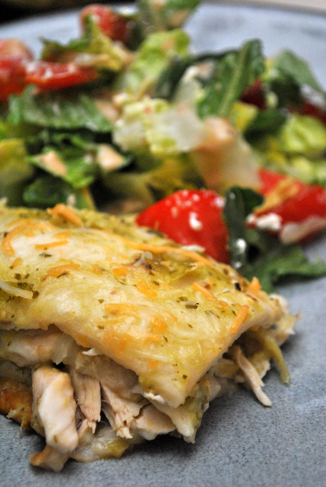 My Table, Their Table: Chicken Enchilada Casserole