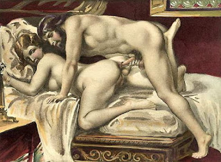 Paul Avril'in Erkek-kadın anal seks tasviri