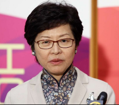 Carrie Lam elected as the first female leader of Hong Kong 
