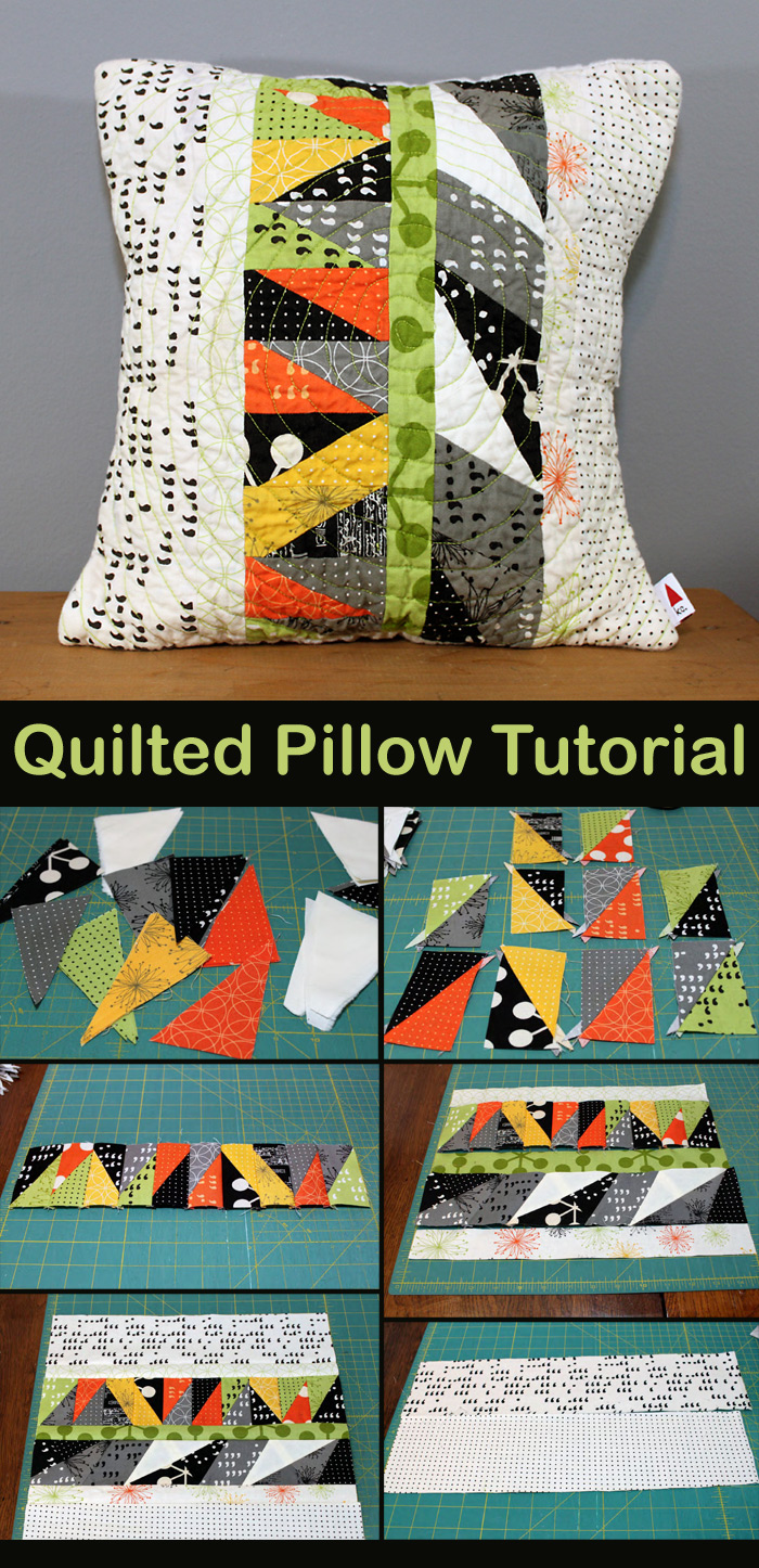 Simple Quilted Pillow Tutorial