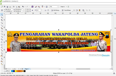 Foto, Text dan Objek setelah dirapihkan
