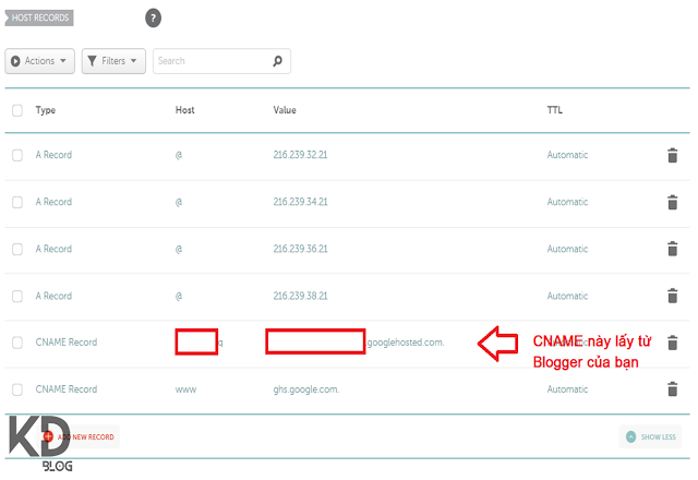 Hướng dẫn cách trỏ tên miền về Blogger, Blogspot mới nhất 2022 - KenDzz