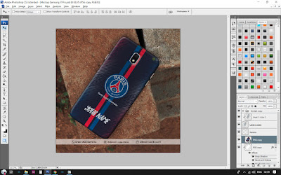 Cara Desain Mockup Samsung J7 Pro