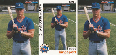 Mason Rudolph 1990 Kingsport Mets card