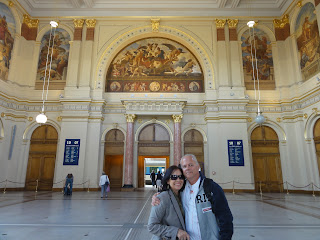 Estação de trem de Budapeste na Hungria