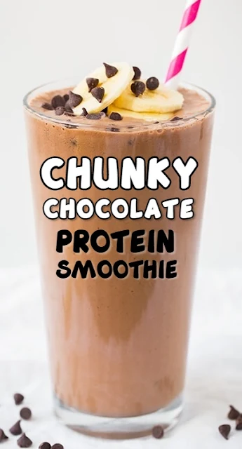 Chunky Chocolate Protein Smoothie