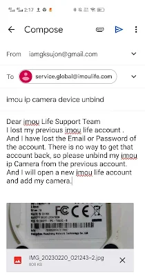 imou support team email