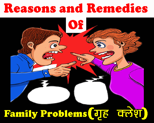 Reasons of home distress(Graha kalesh), remedies of problems in family, what measures can be taken to avoid home tribulation, measures for happiness