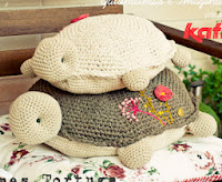 PATRON GRATIS COJIN TORTUGA DE CROCHET 2062