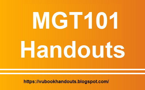 mgt101 handouts