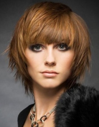 Short Layered Bob Hairstyle