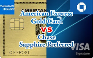 Amex Gold vs Chase Sapphire Preferred