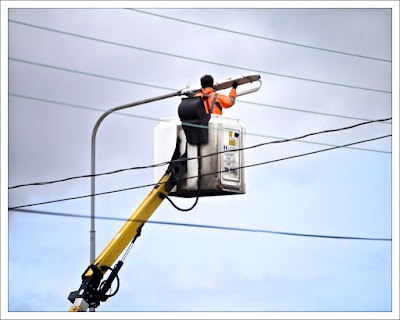 derek anson, hydraulic boom, photography, light fitting, street light, street furniture, essex,