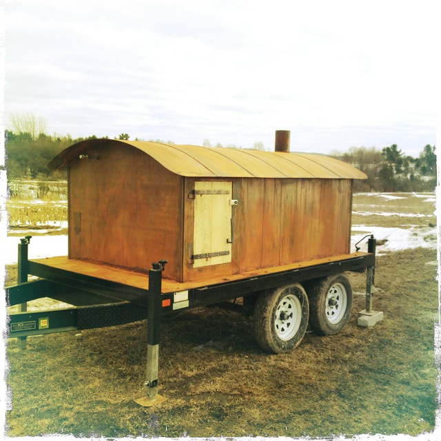 wood fired hot water heater