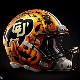 Colorado Buffaloes Halloween Concept Helmets