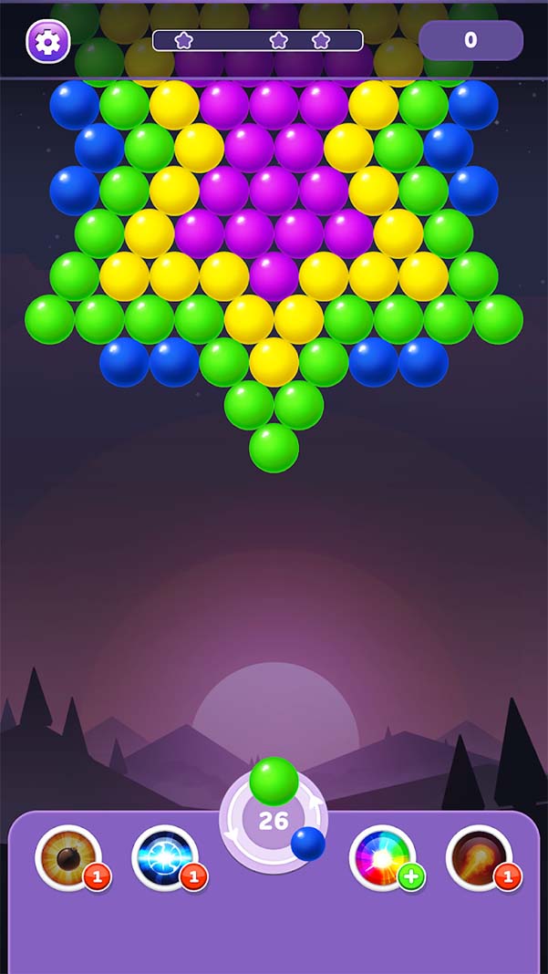 Bubble Shooter Rainbow online- game bắn bóng trực tuyến vui nhộn a1