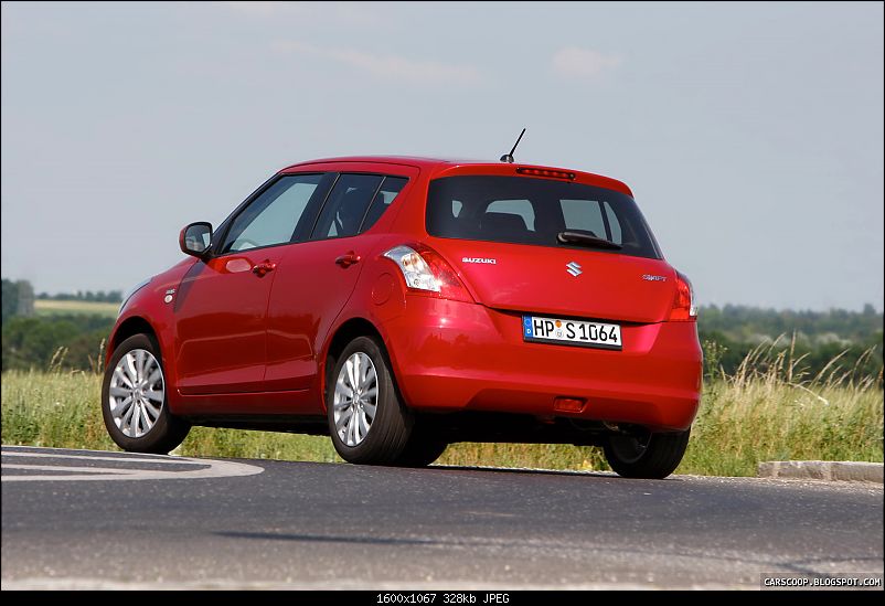 Initially the swift will be available In Europe with 2 power train options