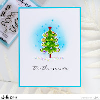 how to,handmade card,Stamps,Holiday Card,ilovedoingallthingscrafty,Winter Release,stamping,Studio Katia,Ink Blending,Die cutting,card making,