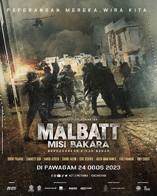 Kini Dipertunjukkan Poster Rasmi Filem Malbatt: Misi Bakara