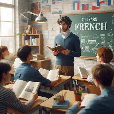 reading French books