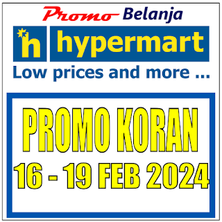 Katalog Promo Koran Hypermart 16 Februari hingga 19 Februari 2024