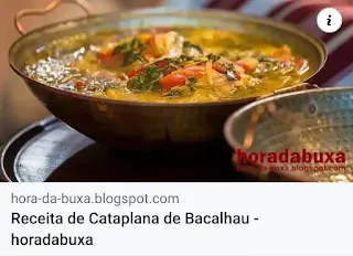 Receita de Cataplana de Bacalhau - horadabuxa