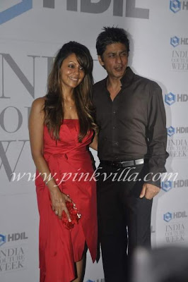 Shahrukh Khan, Gauri and Rani at HDIL opening bash