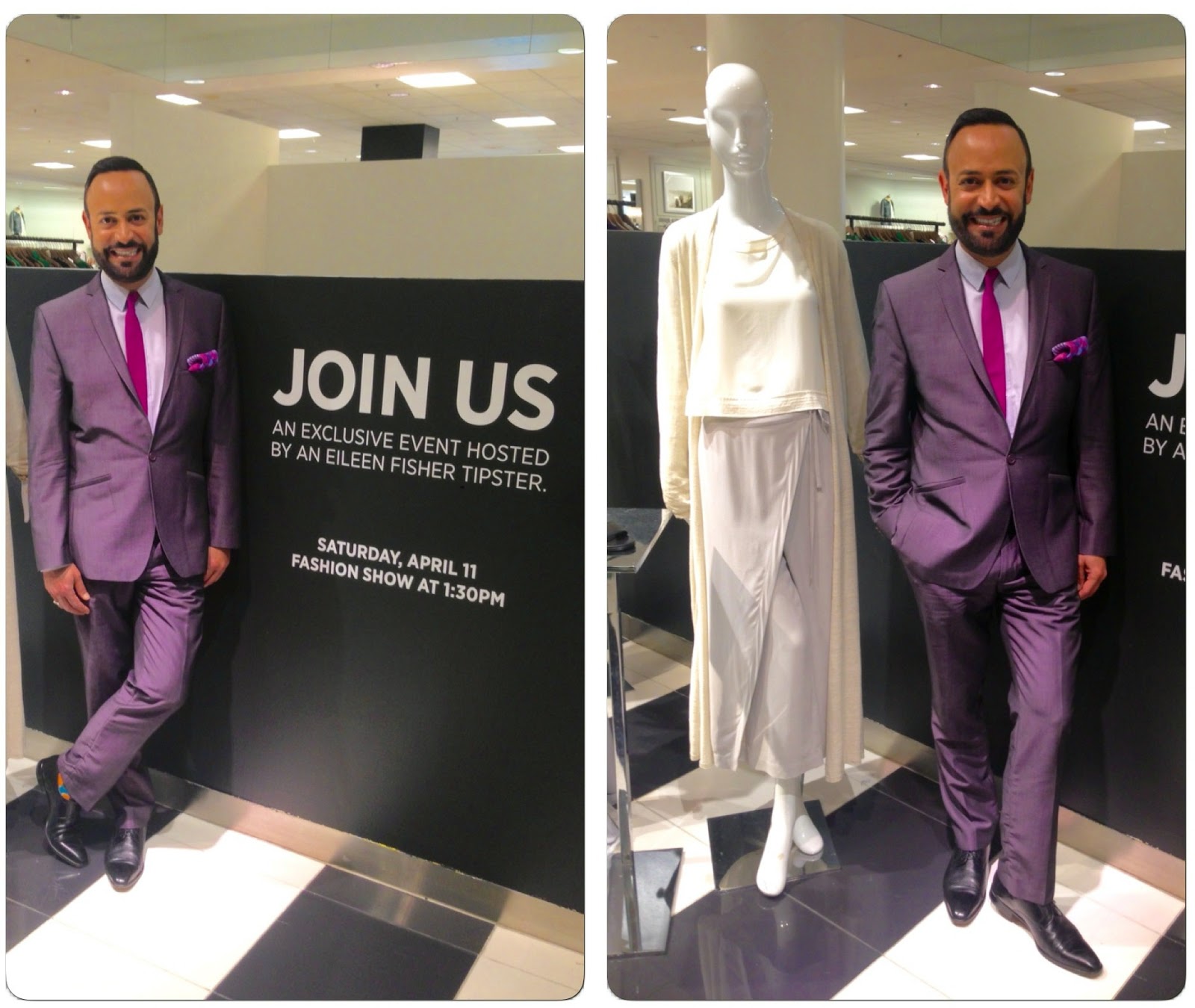 Nick Appearanceseileen Fisher Tipster Event Bloomingdales with Eileen Fisher Fashion Show