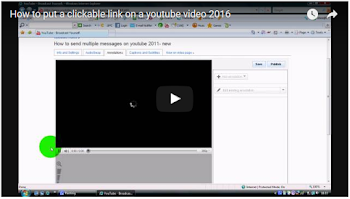  How to put a clickable link on a youtube video 2016