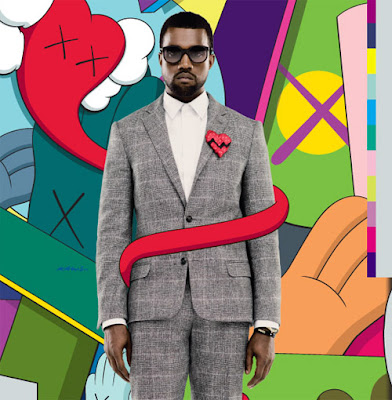 kanye west album cover 808. Kanye West x KAWS 808s