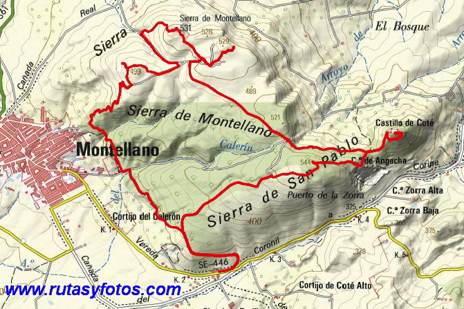 Castillo de Cote - Sierra de Montellano