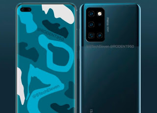 Leaked final design for Huawei P40 phone