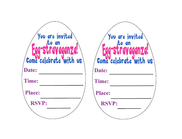 What a fun way to get your guests excited for your Easter party.  This printable invite is easy and so awesome to make.