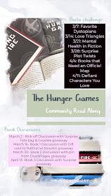 The Hunger Games community read along - Bookstagram photo challenge with giveaway