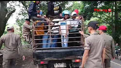 Satpol PP Pasaman Lakukan Razia Senjata Mainan