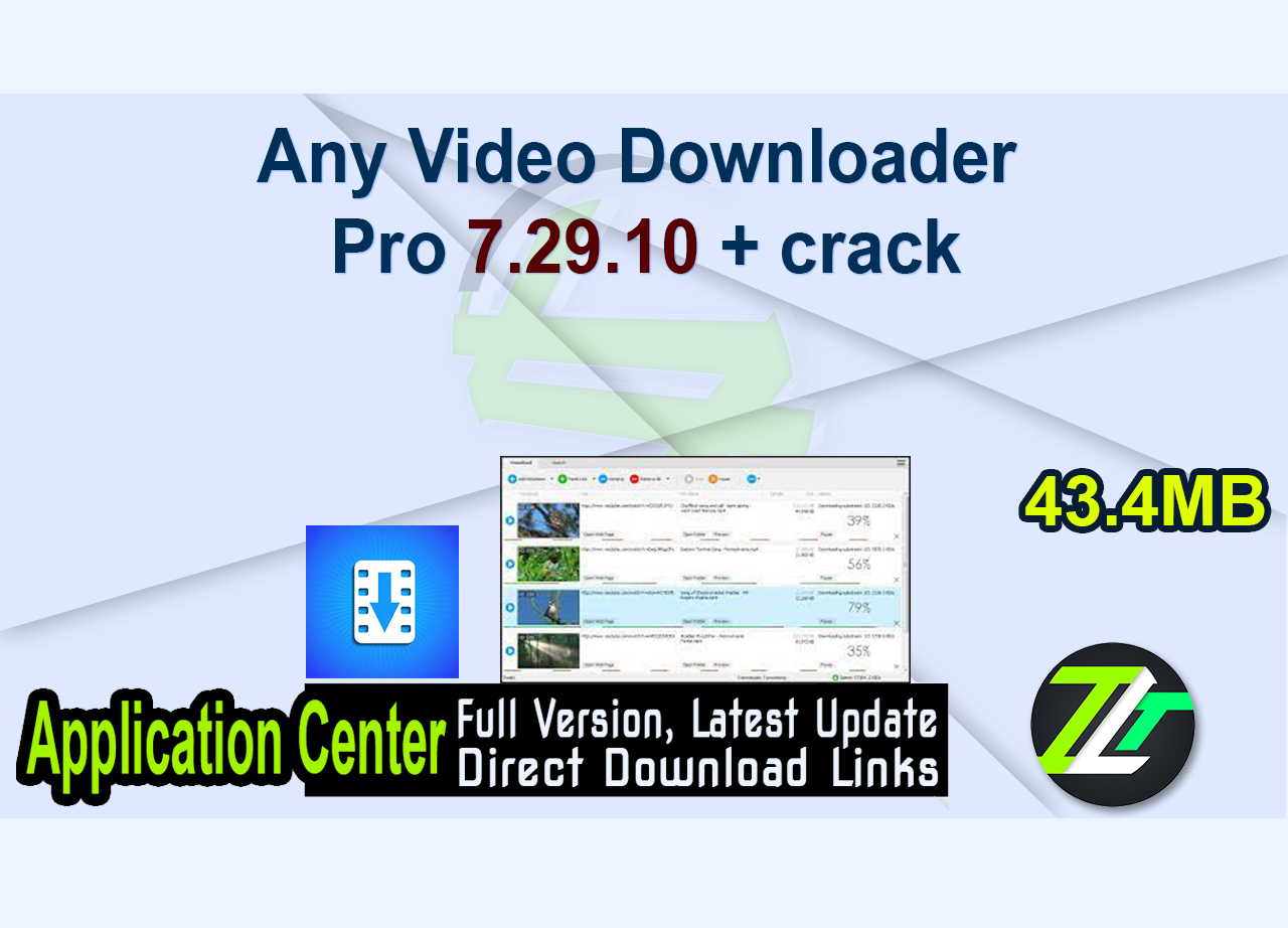 Any Video Downloader Pro 7.29.10 + crack