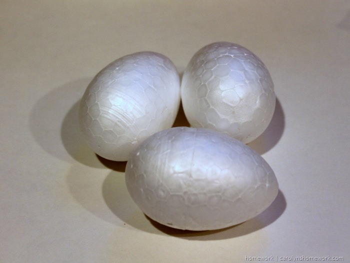Crepe Paper & Feather Easter Eggs - homework (1)