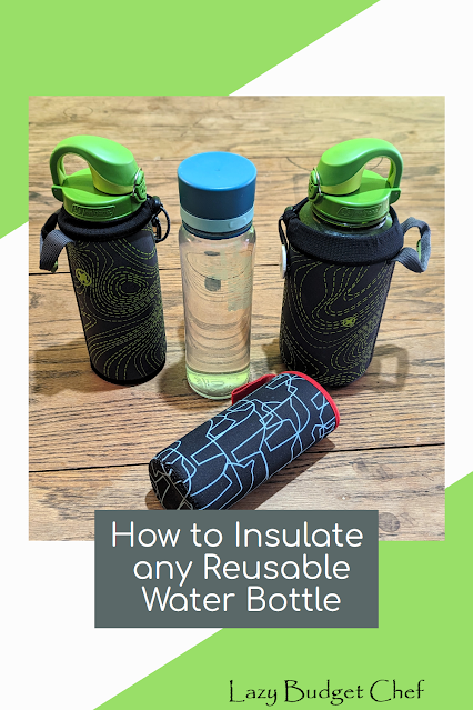 DIY insulated reusable water bottles
