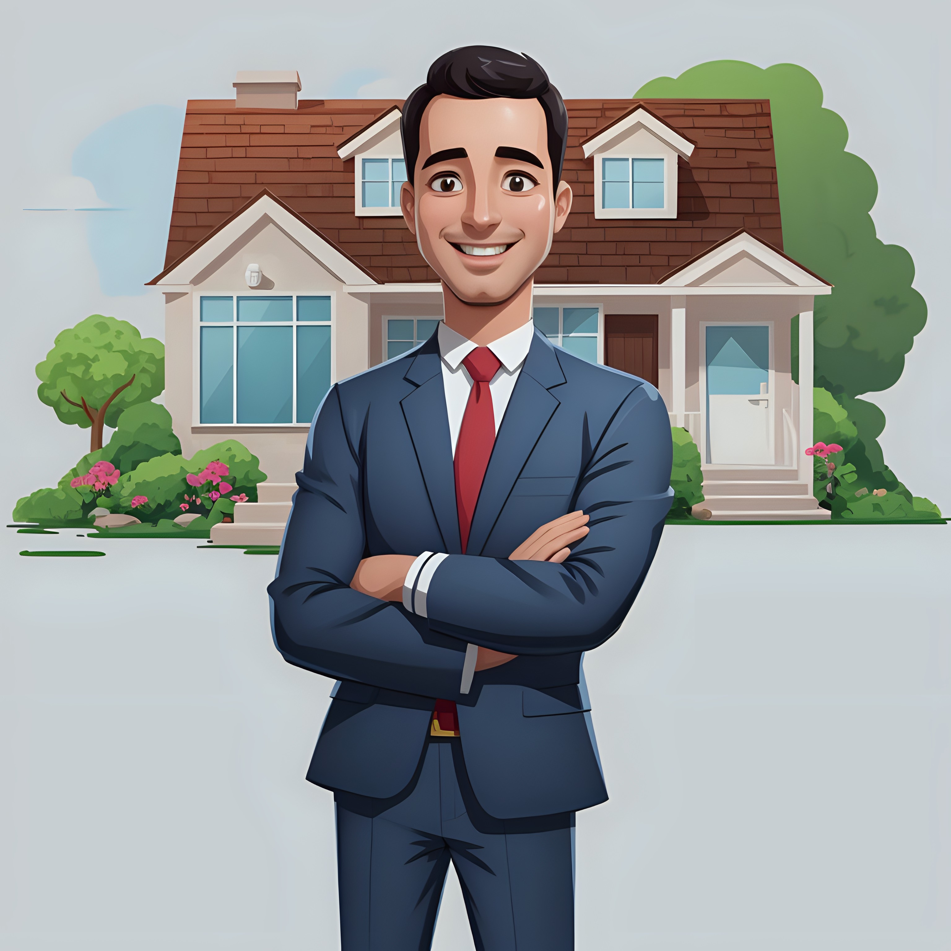 Realtor cartoon character