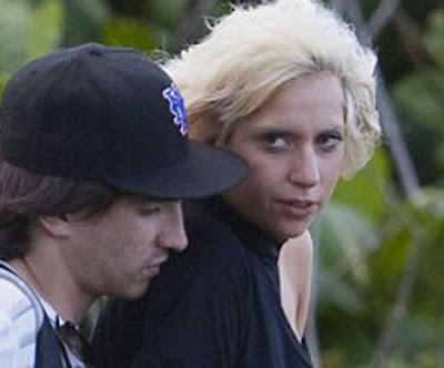 pics of lady gaga without makeup and wig. lady gaga without makeup and