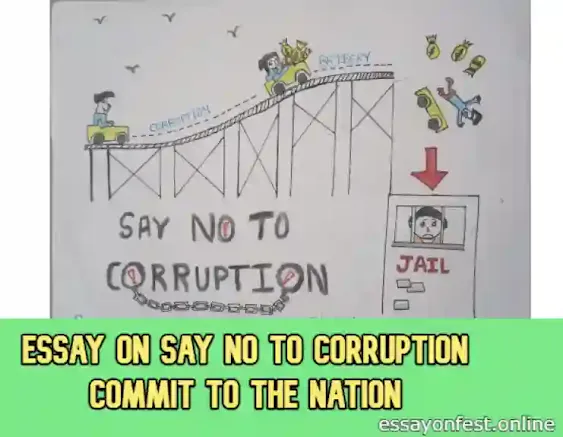 Essay On Say No To Corruption Commit To The Nation