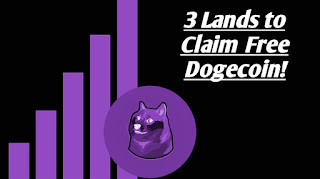 3 lands to claim free dogecoin