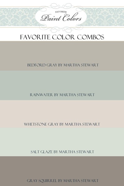 Paint Color Combinations - Favorite Paint Colors