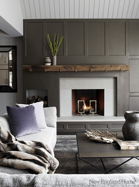 sophisticated fireplace