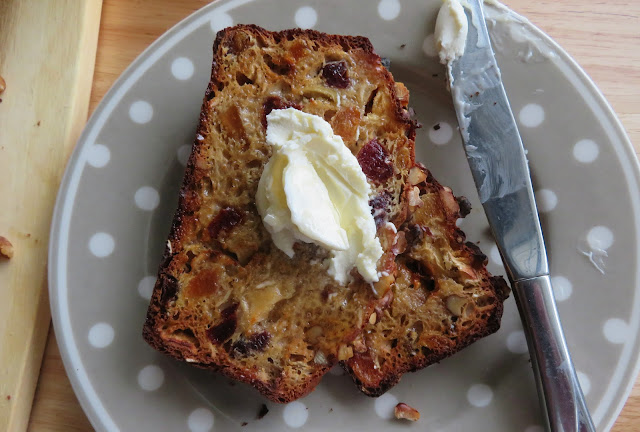 Dried Apple, Pear & Plum Breakfast Bread