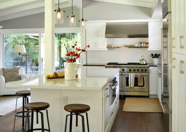 white kitchen cabinets with white countertops ideas