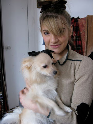 Clementine and Stella Match Their Hair-Dos.