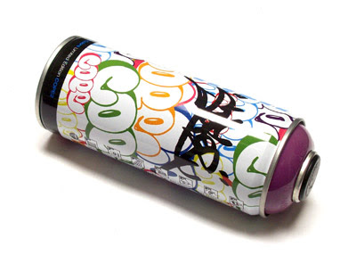 Design of Bubble Letter Words On Paint Cans2