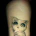Top Of Tattoos: Kitty tattoo design
