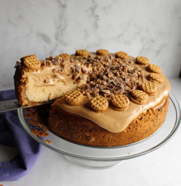 Peanut Butter Toffee Cheesecake